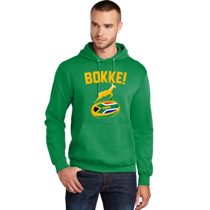 Bokke! Springbok Rugby South African Flag Tall Hoodie