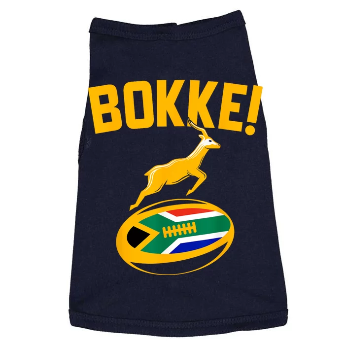 Bokke! Springbok Rugby South African Flag Doggie Tank