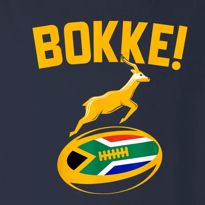 Bokke! Springbok Rugby South African Flag Toddler Long Sleeve Shirt