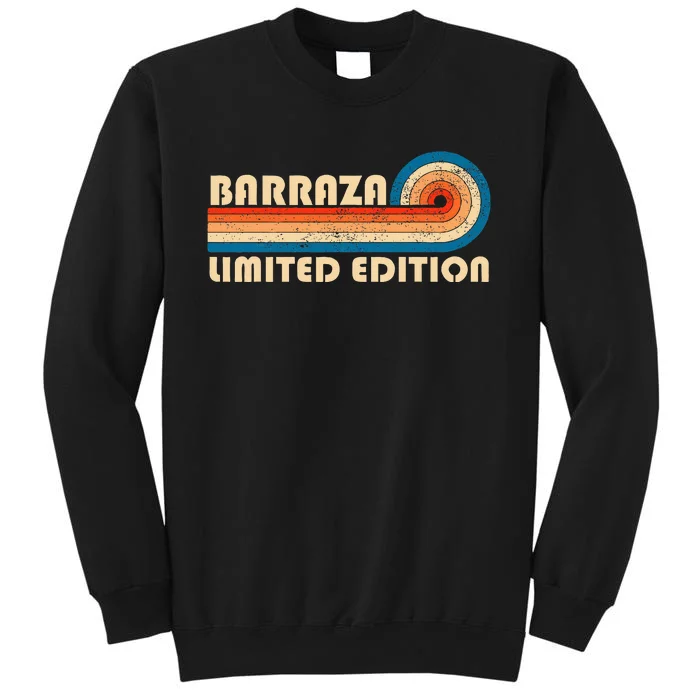 Barraza Surname Retro 80s 90s Birthday Sweatshirt