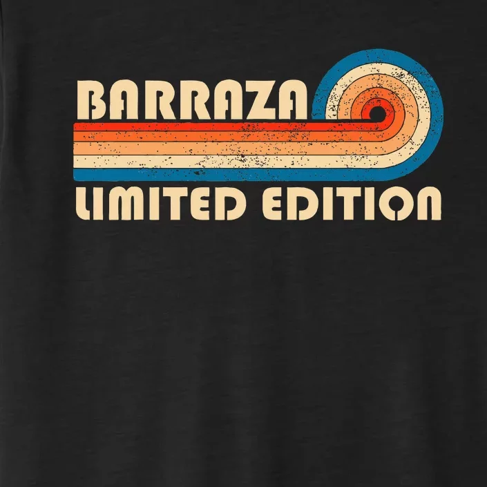 Barraza Surname Retro 80s 90s Birthday ChromaSoft Performance T-Shirt