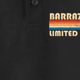 Barraza Surname Retro 80s 90s Birthday Dry Zone Grid Performance Polo