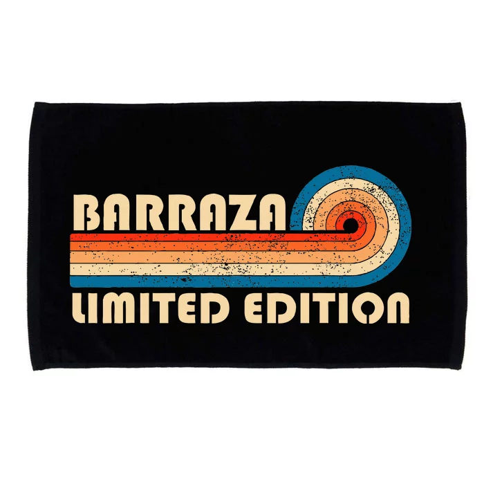 Barraza Surname Retro 80s 90s Birthday Microfiber Hand Towel