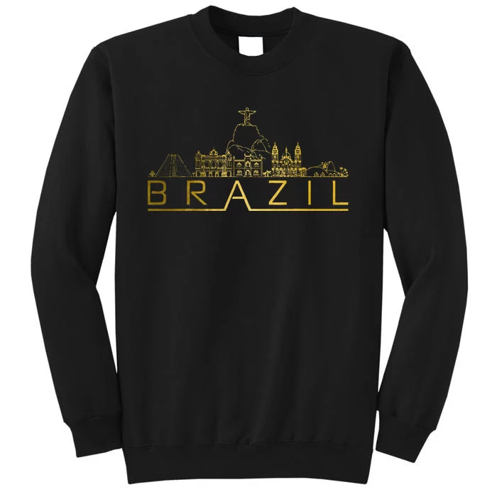 Brazil Skyline Rio De Janeiro Brasil Brasilian Souvenir Sweatshirt