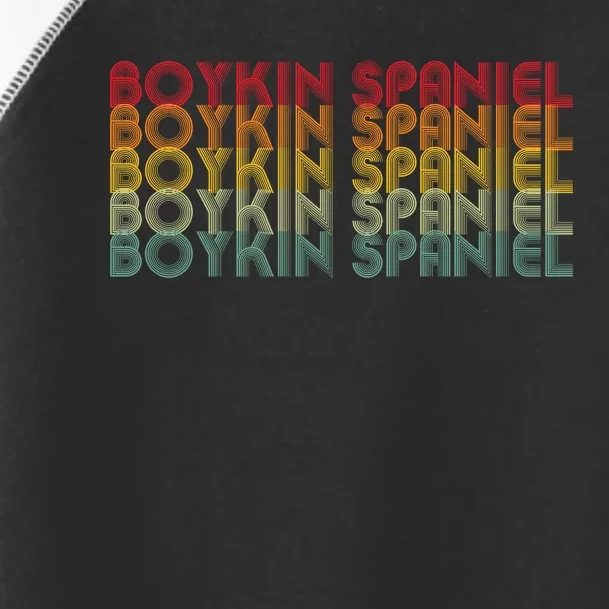 Boykin Spaniel Retro Design Toddler Fine Jersey T-Shirt