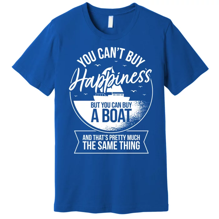 Boat Sailing Ship Gift Sailer Yacht Sailboat Gift Boating Gift Premium T-Shirt