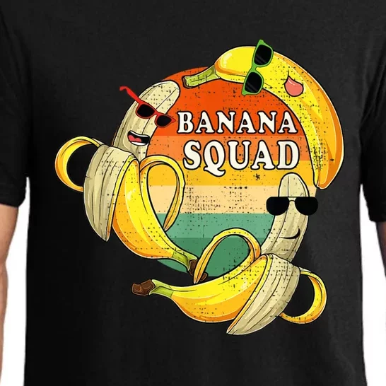 Banana Squad Summer Party Funny Banana Lover Fruit Pajama Set