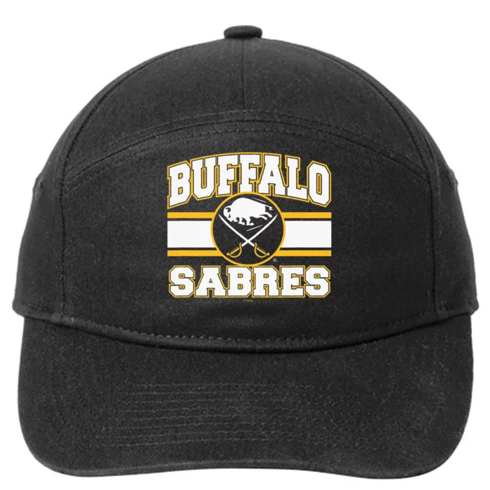 Buffalo Sabres Stripe Royal Blue 7-Panel Snapback Hat