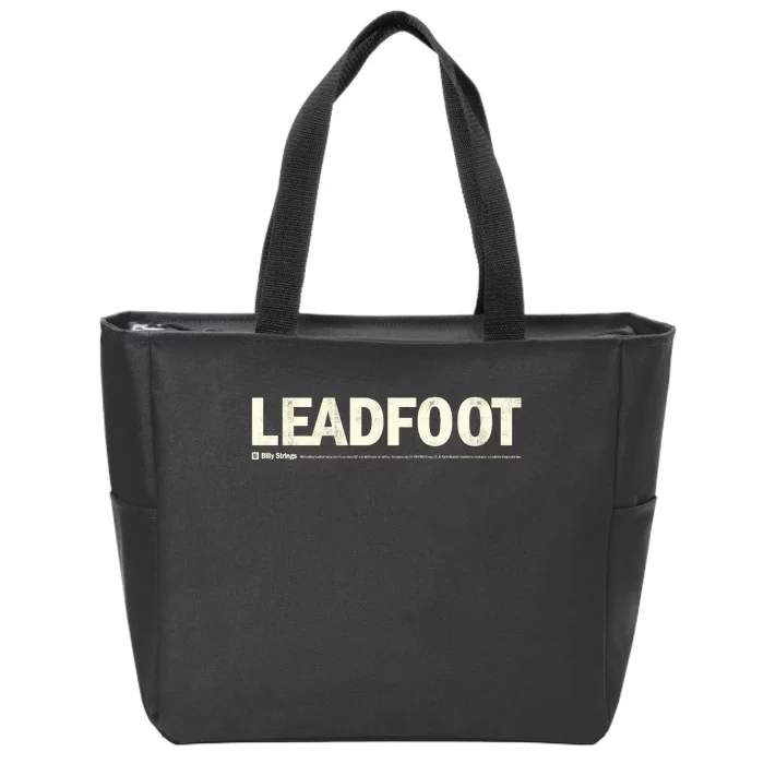 Billy Strings Store Bumper Sticker Leadfoot Zip Tote Bag