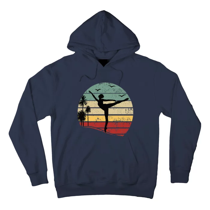 Ballet Silhouette Sunset Ballet Girl Ballet Ballerina Hoodie