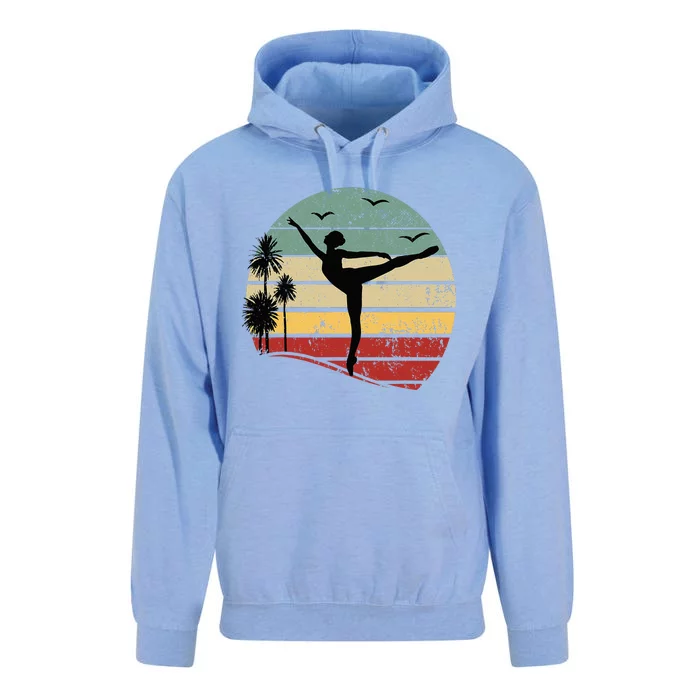 Ballet Silhouette Sunset Ballet Girl Ballet Ballerina Unisex Surf Hoodie