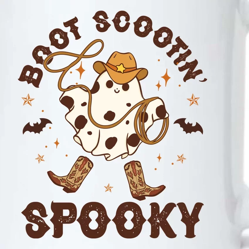 Boot Scootin Spooky Cute Halloween Cowboy Ghost Black Color Changing Mug