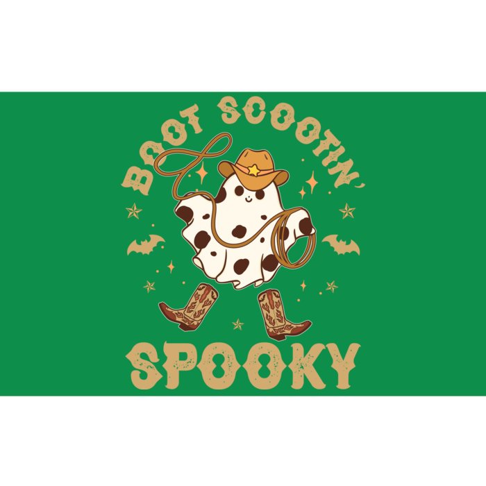 Boot Scootin Spooky Cute Halloween Cowboy Ghost Bumper Sticker