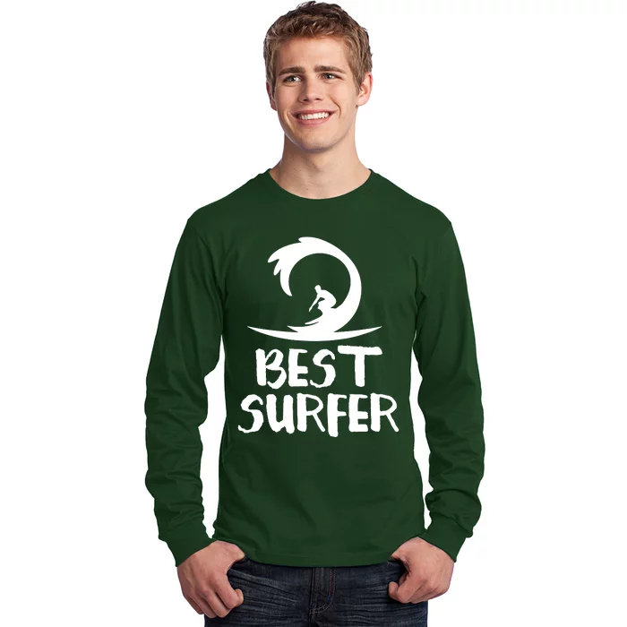 Best Surfer Surfing Long Sleeve Shirt