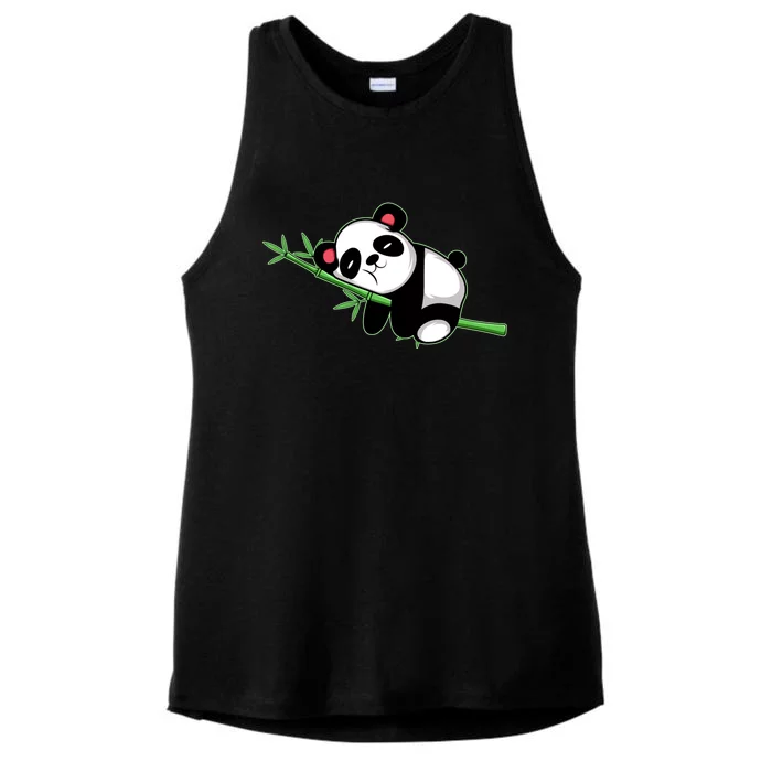 Bamboo Sleep Stuffed Toy Collector Cute Gift Ladies Tri-Blend Wicking Tank