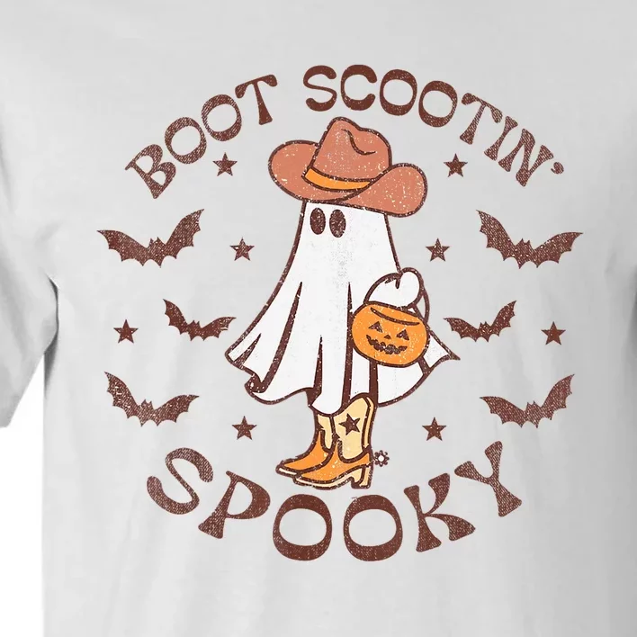 Boot Scootin Spooky Western Halloween Retro Fall Halloween Tall T-Shirt