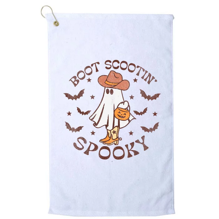 Boot Scootin Spooky Western Halloween Retro Fall Halloween Platinum Collection Golf Towel