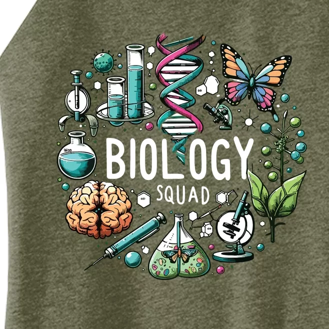 Biology Squad Scientists Biology Shirts For Biologist Women’s Perfect Tri Rocker Tank