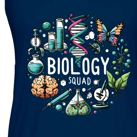 Biology Squad Scientists Biology Shirts For Biologist Ladies Essential Flowy Tank