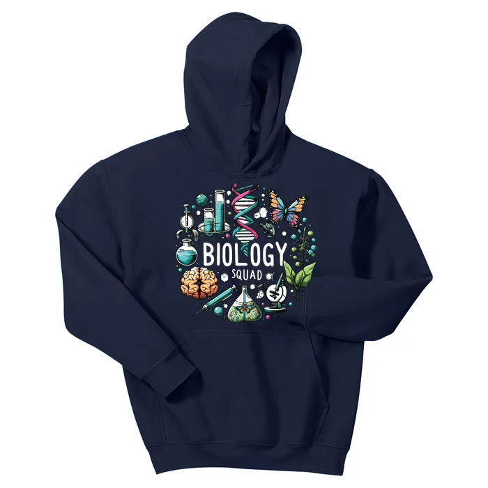 Biology Squad Scientists Biology Shirts For Biologist Kids Hoodie