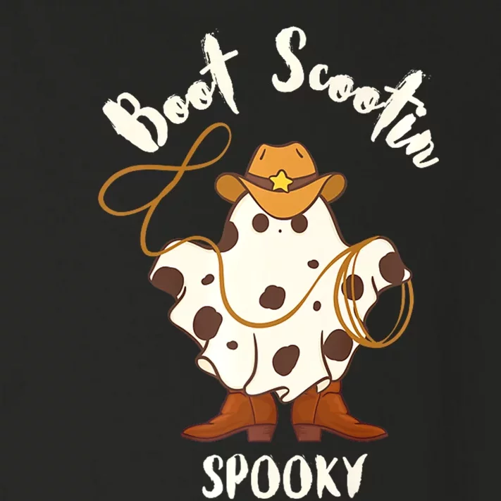 Boot Scootin Spooky ghost Toddler Long Sleeve Shirt