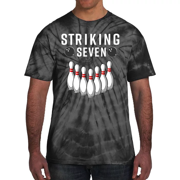 Bowling Striking Seven Tie-Dye T-Shirt