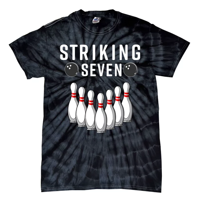 Bowling Striking Seven Tie-Dye T-Shirt