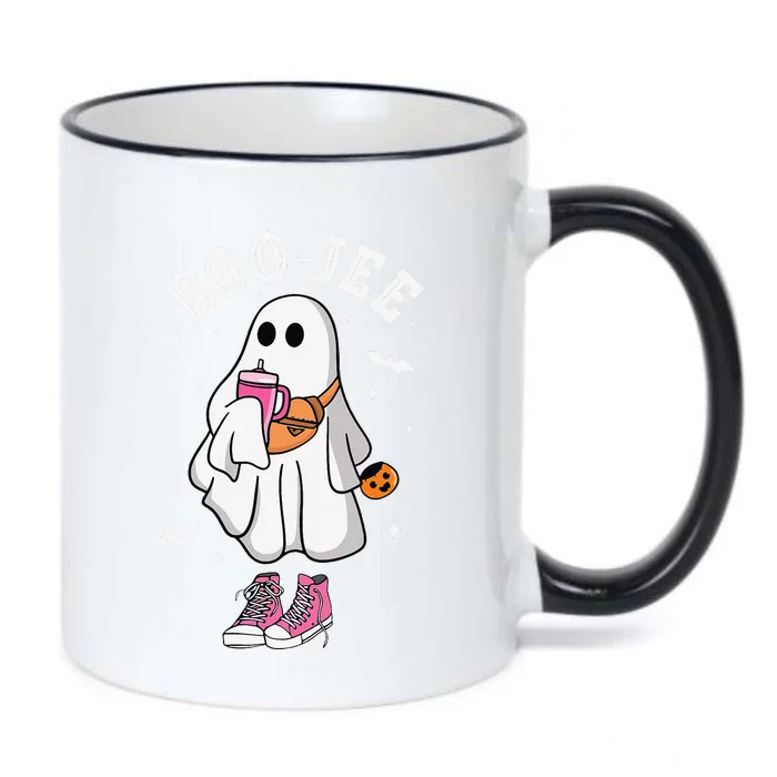 Boojee Spooky Season Cute Ghost Halloween Boujee Black Color Changing Mug