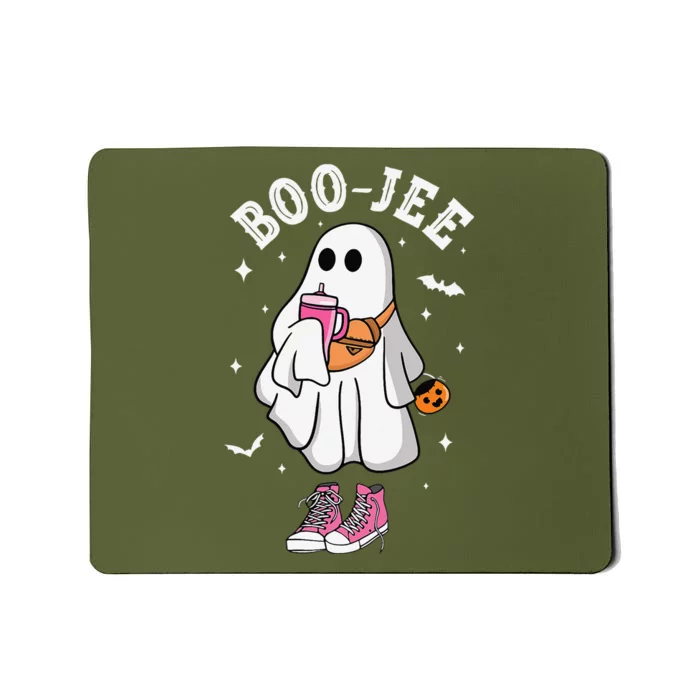 Boojee Spooky Season Cute Ghost Halloween Boujee Mousepad