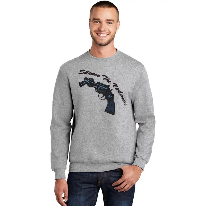 Baltimore Shooting Silence The Violence Tall Sweatshirt