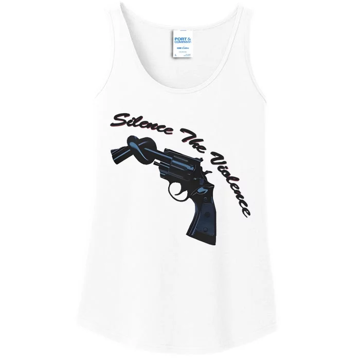 Baltimore Shooting Silence The Violence Ladies Essential Tank