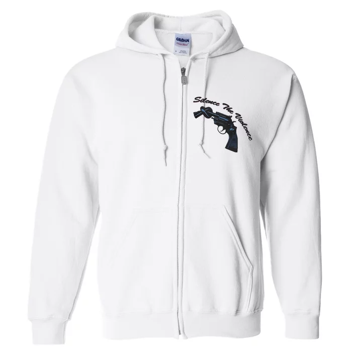 Baltimore Shooting Silence The Violence Full Zip Hoodie