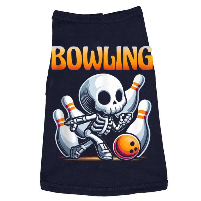 Bowling Skeleton Strikes Fun Doggie Tank