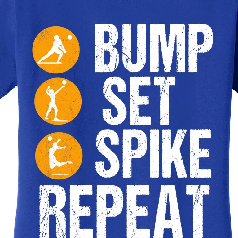 Bump Set Spike Repeat Volleyball Sport Gift Women's T-Shirt