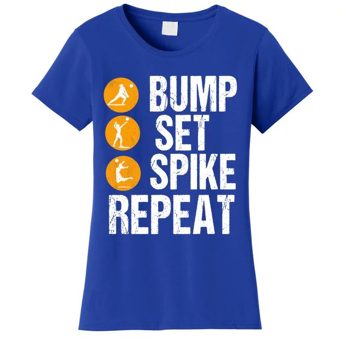 Bump Set Spike Repeat Volleyball Sport Gift Women's T-Shirt