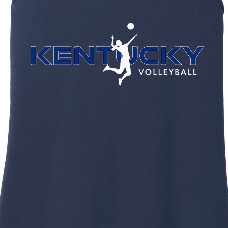 Bluegrass State Sports Fan Kentucky Volleyball Ladies Essential Tank