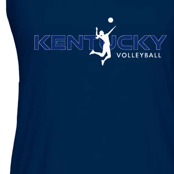 Bluegrass State Sports Fan Kentucky Volleyball Ladies Essential Flowy Tank