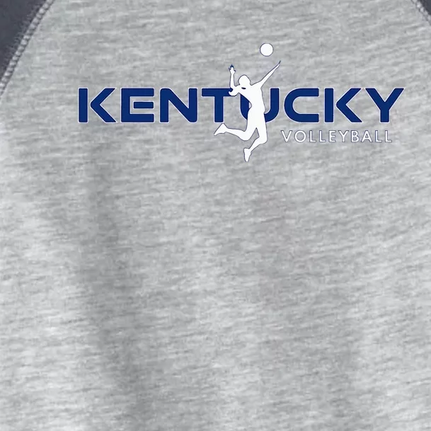 Bluegrass State Sports Fan Kentucky Volleyball Toddler Fine Jersey T-Shirt