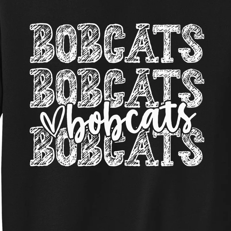 Bobcats School Spirit Wear Game Day Sport Fan Team Tall Sweatshirt