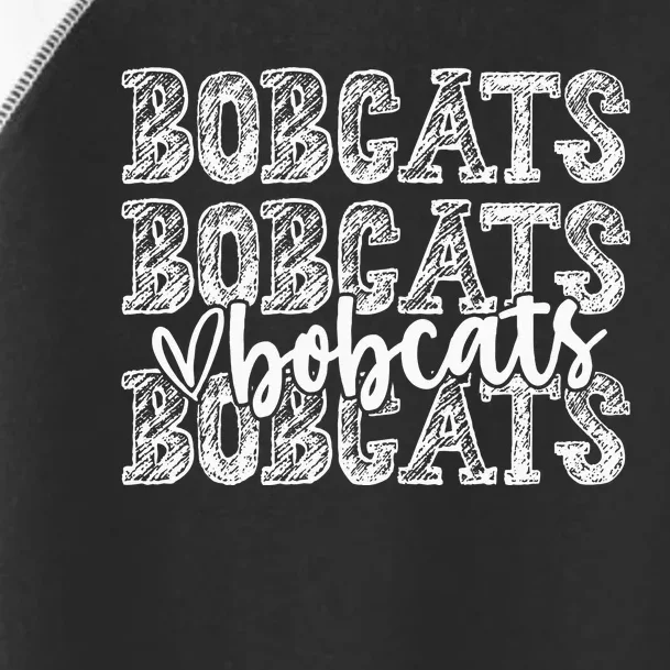 Bobcats School Spirit Wear Game Day Sport Fan Team Toddler Fine Jersey T-Shirt