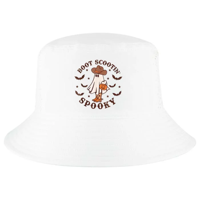 Boot Scootin Spooky Cowboy Ghost Western Halloween Cute Spooky Cool Comfort Performance Bucket Hat