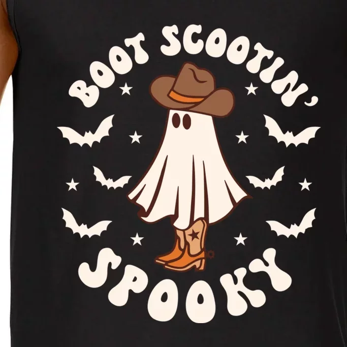 Boot Scoot Spooky Groovy Halloween Western Cowhide Comfort Colors® Tank Top