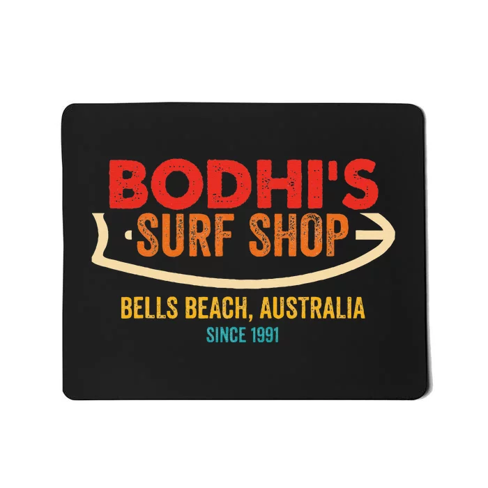 BodhiS Surf Shop Retro Mousepad