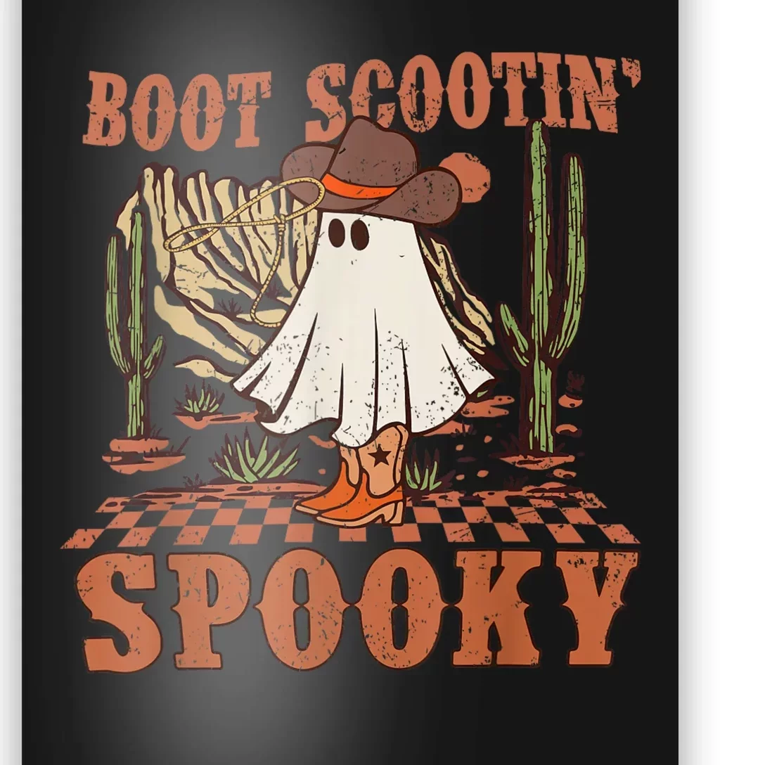 Boot Scootin Spooky Western Halloween Ghost Spooky Season Poster