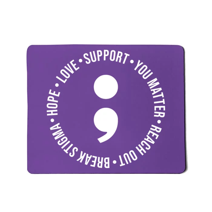 Break Stigma Support Mental Health Awareness Mousepad