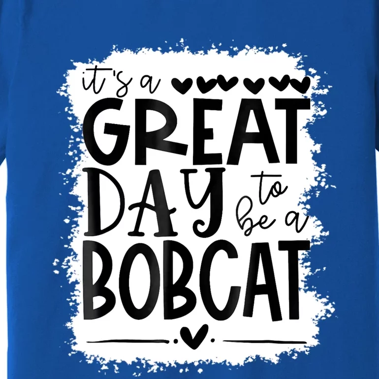 Bobcats School Sports Fan Team Spirit Mascot Gift Bleached Premium T-Shirt