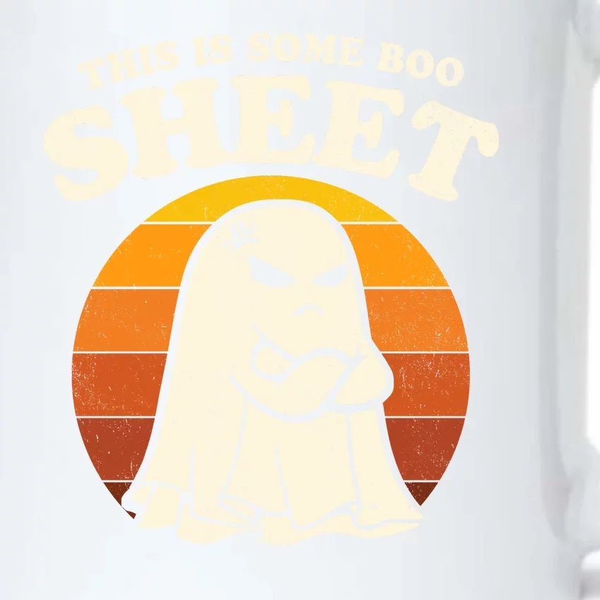 Boo Sheet Shirt This Is Some Boo Sheet Ghost Funny Retro Halloween Black Color Changing Mug