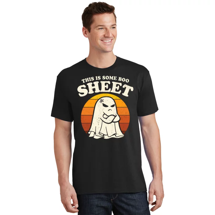 Boo Sheet Shirt This Is Some Boo Sheet Ghost Funny Retro Halloween T-Shirt