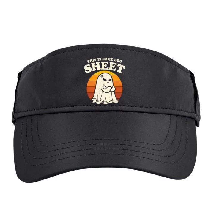 Boo Sheet Shirt This Is Some Boo Sheet Ghost Funny Retro Halloween Adult Drive Performance Visor