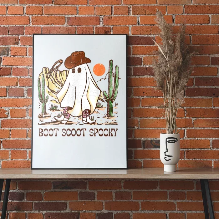 Boot Scootin’ Spooky Western Halloween Western Ghost Poster